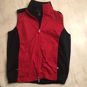 Ralph Lauren Golf vest. Black and red. EUC SZ S